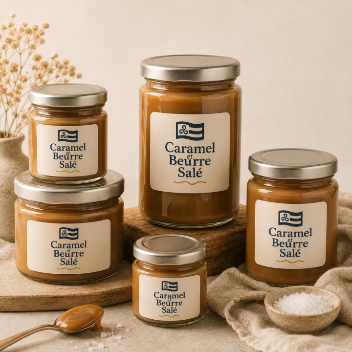 Caramel au beurre salé en pot